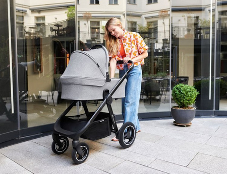 Kinderkraft Everyday Wózek Wielofunkcyjny 2w1 Light Grey