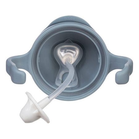 B.box Bidon ze Słomką 240 ml Błękitny