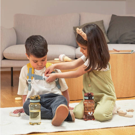 Lassig Zestaw na Lunch Lunchbox + Tritanowa Butelka - Bidon 460 ml About Friends Lis