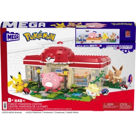 Mattel Mega Pokemon - Leśne Centrum Pokemonów Zestaw Klocków Konstrukcyjnych