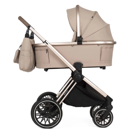 Adamex Spark Champagne Wózek Głęboko-Spacerowy Latte 2