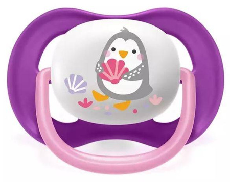 Avent Smoczek Girl Elep/Peng Gr.6-18 080/08