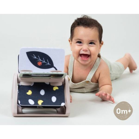 Taf Toys Książeczka Obracająca Się Tummy-time Czarno-biała