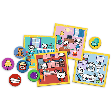 Trefl GRY- Kicia Kocia Mój dom/Media Rodzina