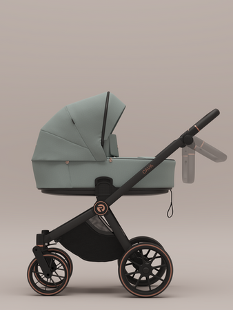 Riko Cava Wózek Głęboko-Spacerowy 12 Sage