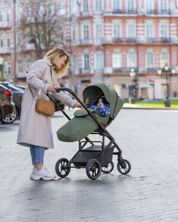 Carrello Alfa 2024 CRL-5508 Wózek Spacerowy Midnight Black