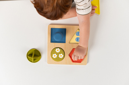 Taf Toys Układanka Kształtów z Silikonowymi Stemplami