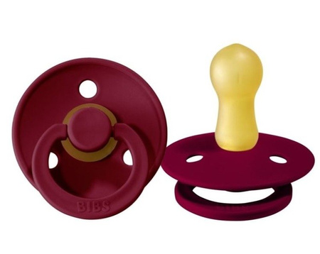 Bibs Smoczek Uspokajający Kauczukowy r. S Ruby