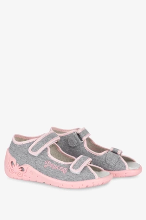 Zetpol Obuwie Dziecięce Oliwia Szara Princess Rozmiar 26