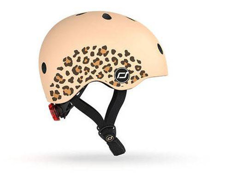 Scootandride Kask XXS-S Dla dzieci 1-5 Lat Leopard