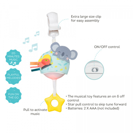 Taf Toys Pozytywka Koala Kimmy – Zabawka Muzyczna z Melodiami i Białym Szumem