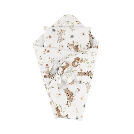 Waldin Pościel Niemowlęca i Rożek 2w1 Polski Las