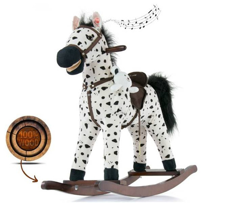 Milly Mally Koń Na Biegunach Mustang Black Dot