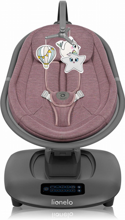 Lionelo Blossom elektryczny bujaczek dziecięcy Pink Mauve