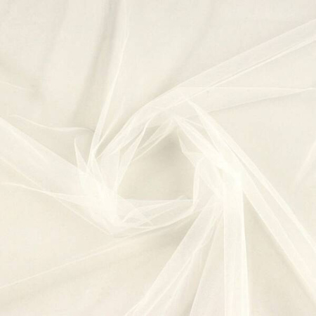 Waldin Tiulowy Baldachim Do Łóżeczka + Stelaż Na Baldachim Ecru