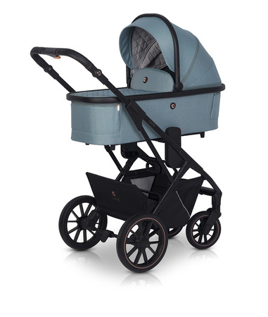 Cavoe Axo Shine Wózek Głęboko-Spacerowy 2w1 + Torba + Adaptery Boho Green