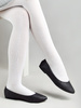 Noviti Rajstopy Bawełniane Gładkie Białe 104-110