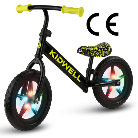 Kidwell Rebel Led Rowerek Biegowy Neon Yellow