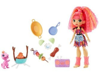 Mattel Cave Club Lalka Zestaw Historyjka GNL94 / GNL 96 Emberly