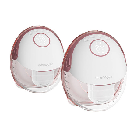 Momcozy Laktator Podwójny M6 Czerwony