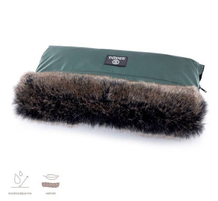 Makaszka Mufka do Wózka Glamour Green