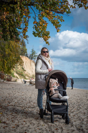 Espiro Wave 2023 Wózek Spacerowy 217 Anthracite Stone