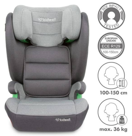 Kidwell Weston Fotelik Samochodowy 15-36kg Dark Grey