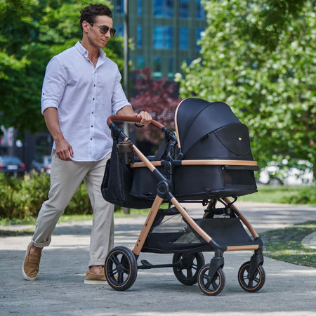 Kinderkraft Wózek wielofunkcyjny 3w1 ESME PRO czarny
