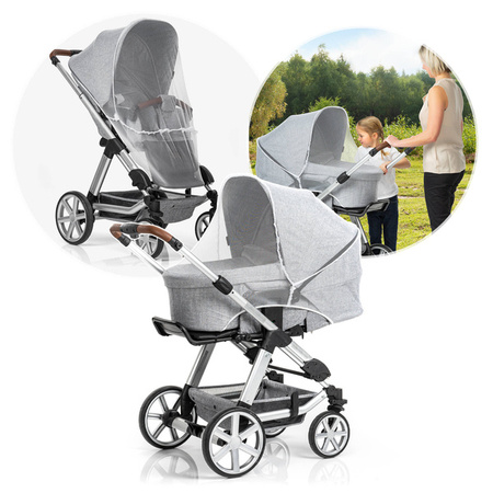 Reer Moskitiera do Wózka, Gondoli, Spacerówki 3w1 Biała