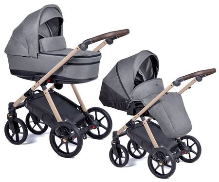 Coletto Axiss Wózek Głęboko-Spacerowy Rama Beżowa AX-03