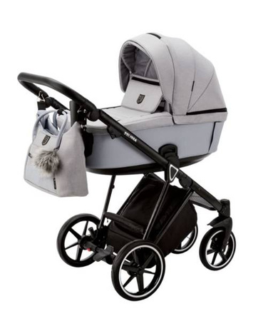 Adamex Belissa Standard Wózek Głęboko-Spacerowy PS 66 Jasnoszary