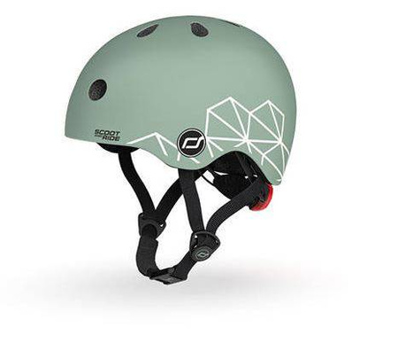 Scootandride Kask XXS-S Dla dzieci 1-5 Lat Green Lines