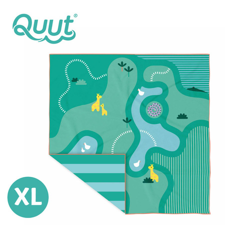 QUUT Dwustronny ręcznik plażowy PlayTowels XL (180 x 180cm) Safari