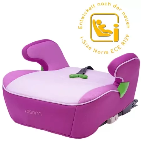 Osann Junior Isofix I-Size z Pasem Gurtfix Fotelik Samochodowy Podstawka 15-36 kg Pixel Berry