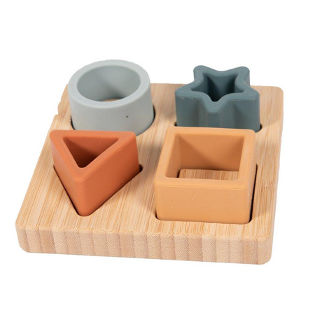 Bo Jungle Sorter układanka silikon i bambus STAR Classic