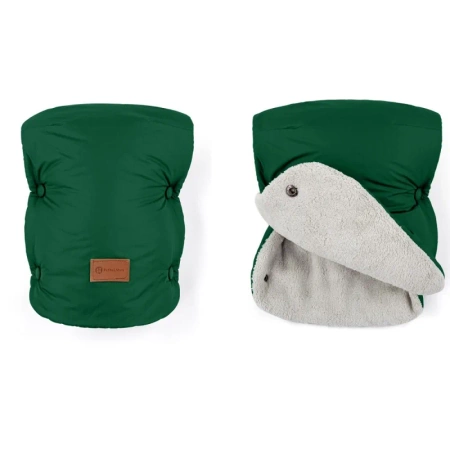 Petite&Mars Jasie - Mufka Rękawice do wózka, sanek | Juicy Green