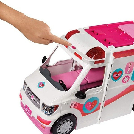 Mattel Barbie Mobilna Karetka ze Światłem i Dźwiękiem FRM19