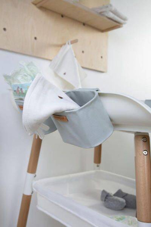 Childhome Podwieszane Pojemniki Uniwersalne 3 szt. Light Grey