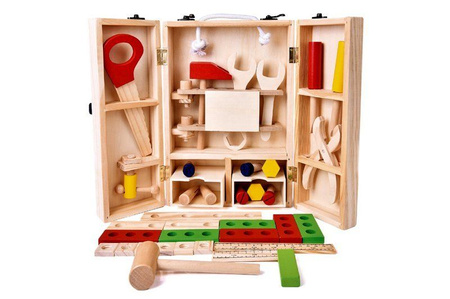 Artyk Drewniana Skrzynia z Narzędziami