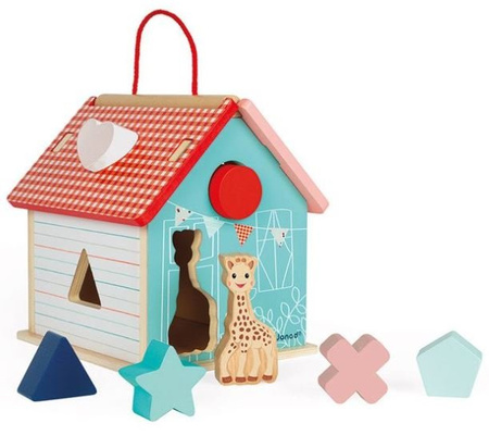Janod Sorter Kształtów Domek Żyrafka Sophie