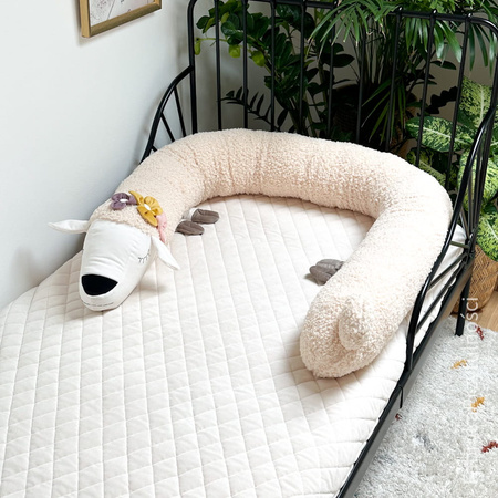 SenLove Poduszka Wałek Ochraniacz do Łóżka Owieczka