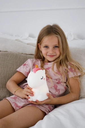 InnoGIO GioLittle Unicorn Silikonowa Lampka Nocna Jednorożec
