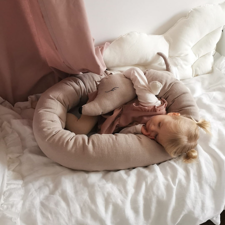 SenLove Ochraniacz do Łóżeczka Piesek Beżowy