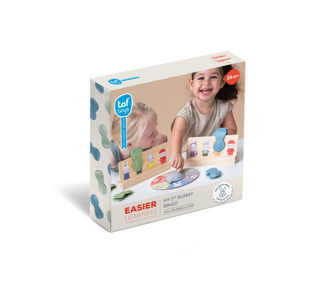 Taf Toys Moje Pierwsze Bingo Królik Edukacyjna Gra dla Dzieci 24M+