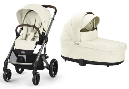 Cybex Balios S Lux Wózek Głęboko-Spacerowy Seashell Beige