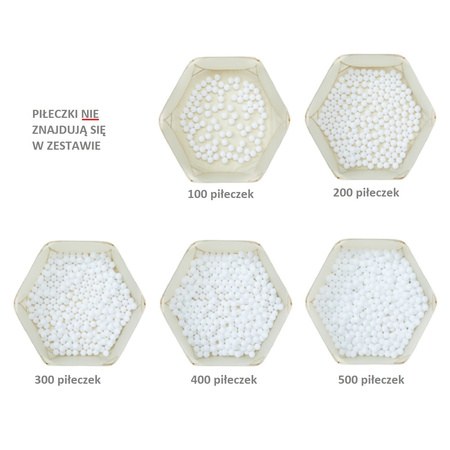 3 Sprouts Basen Piłeczkowy Beige