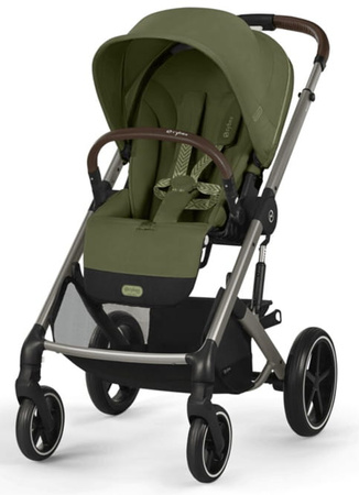 Cybex Balios S Lux 2.0 Wózek Spacerowy Moss Green + Cybex Śpiworek Snogga 2 Nature Green