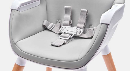 Kinderkraft Fini Krzesełko Do Karmienia 2w1 Grey