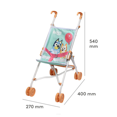 Micki Bluey Wózek dla Lalek Bluey Składana Spacerówka