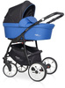 Riko Basic Sport Wózek Głęboko-Spacerowy + Fotelik Carlo 0-13 kg  Racing Blue
